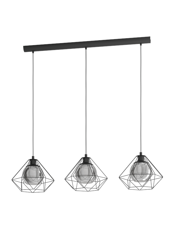 EGLO VERNHAM long table pendant black