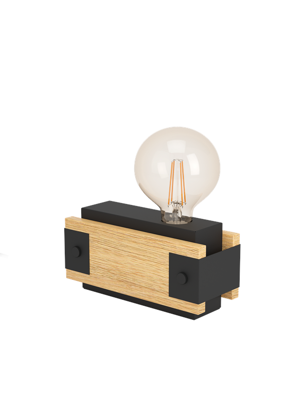 EGLO LAYHAM table lamp black/brown