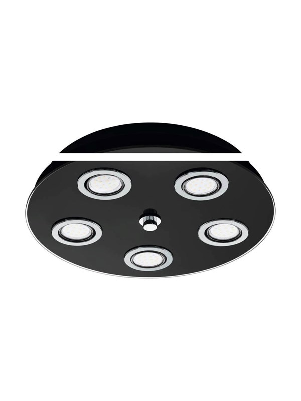 EGLO GRATTINO ceiling light black clear
