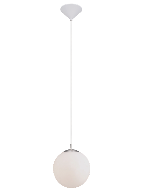 EGLO RONDO pendlande belysning - matt nickel/vit
