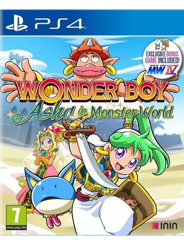 Wonder Boy: Asha In Monster World Sony Playstation 4 Plattformsspelare