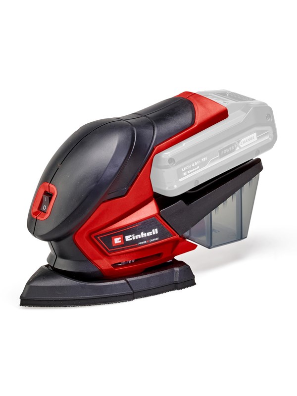 Produktfoto för Einhell TE-OS 18/150 Li Solo, Multislipmaskin, Svart, Röd, 12000 RPM, 24000 OPM, 1,6 mm, 88,2 dB - SOLO