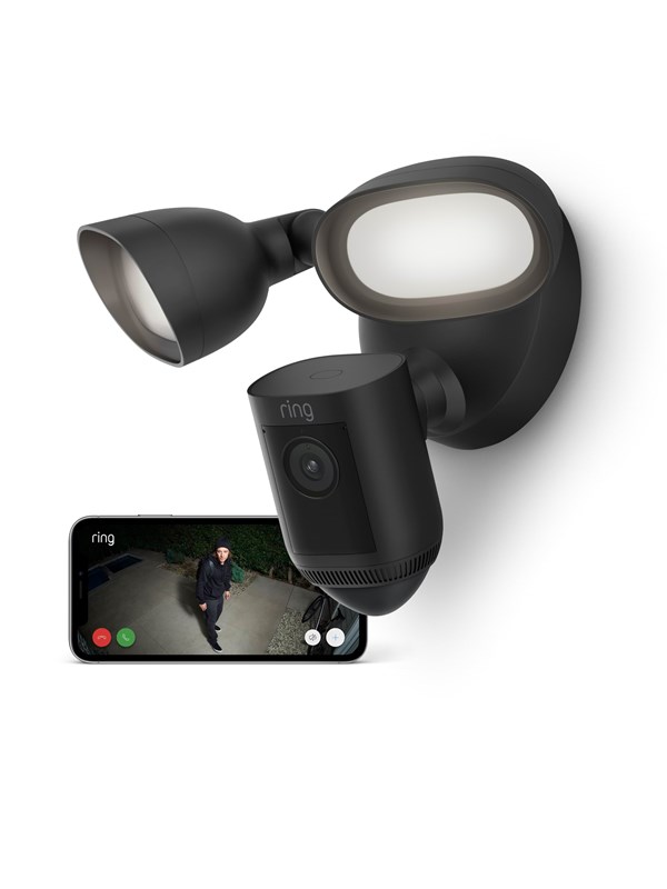 Ring Floodlight Cam Pro - Svart