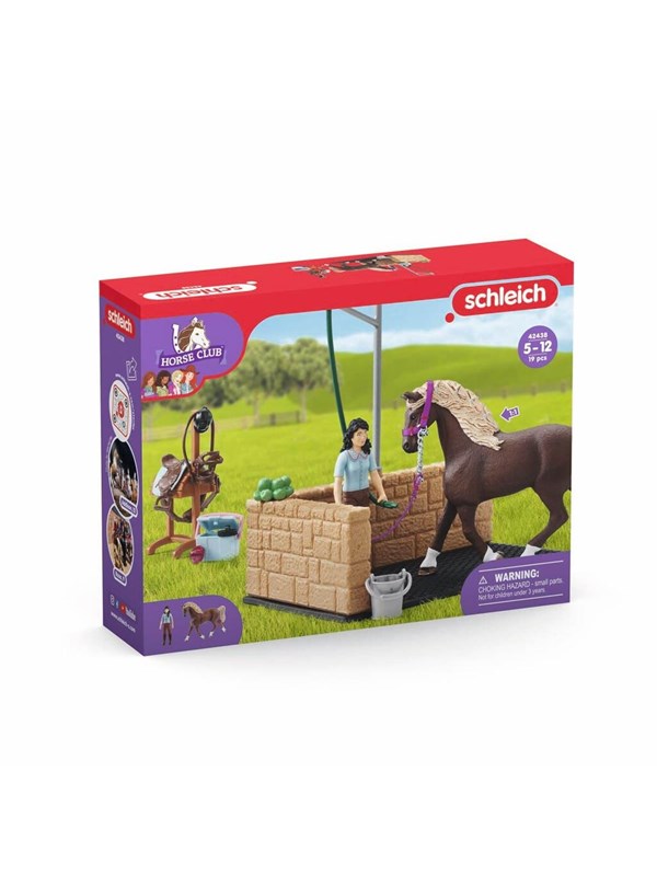 Schleich Tvättplats med HORSE CLUB Emily & Luna