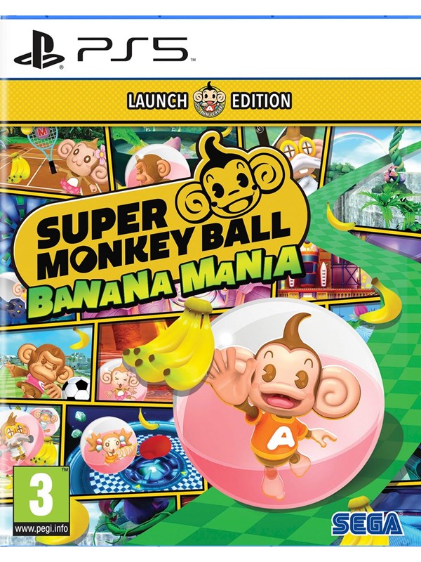 Super Monkey Ball: Banana Mania Launch Edition Sony Playstation 5 Plattformsspelare