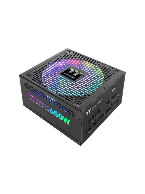 Thermaltake ToughPower GF2 ARGB TTP-650AH3FSG-A Strömförsörjning - 650 Watt - 140 mm - ATX - 80 Plus Gold certificate