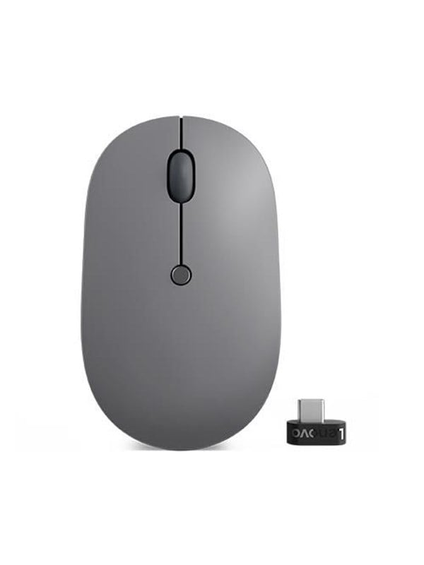 Lenovo Go USB-C Wireless Mouse (Thunder Black) - Mouse - Blue optical - 5 knappar - Svart