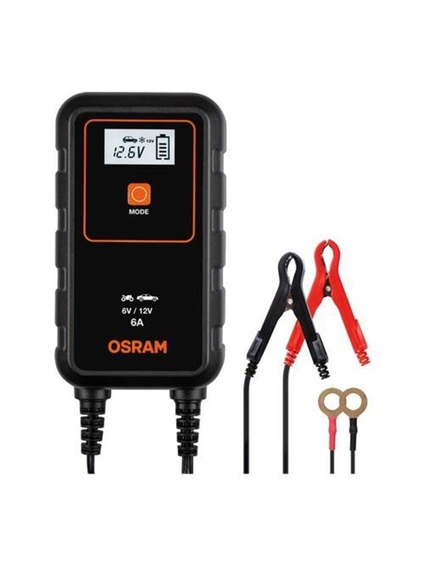 Produktfoto för Osram BatteryCharge 906 - 6V/12V Batteriladdare - 6A