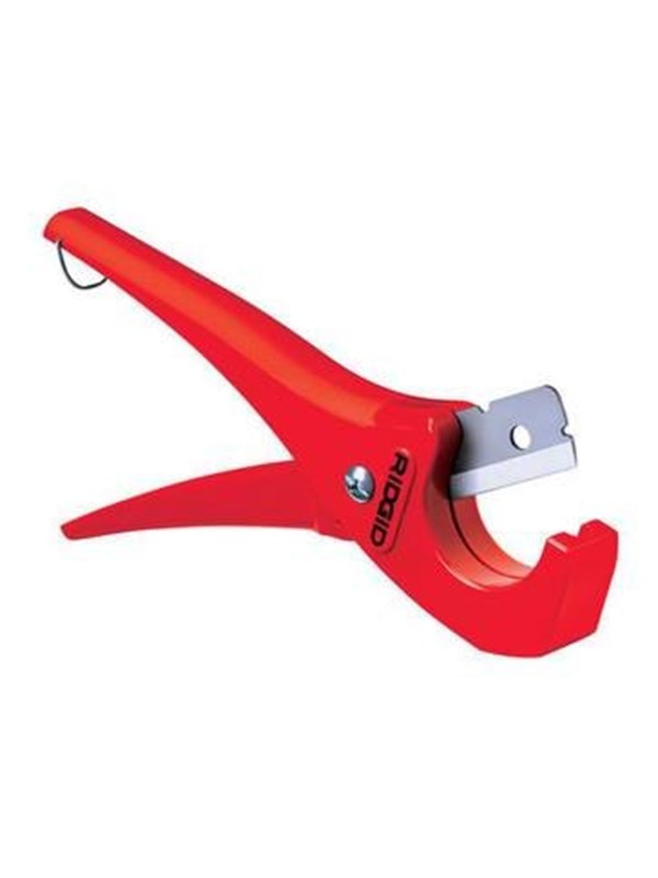 Produktfoto för RIDGID Plastrørsaks PC-1250 til alle typer plastmateriale fra 3-42mm med vendbar hurtigskiftkniv