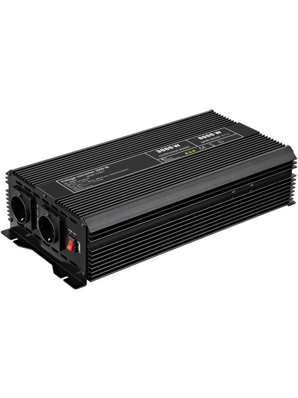 Produktfoto för Goobay 58892, Universal, Universal, 12 - 13.8 V, 3000 W, 230 V, DC-to-AC