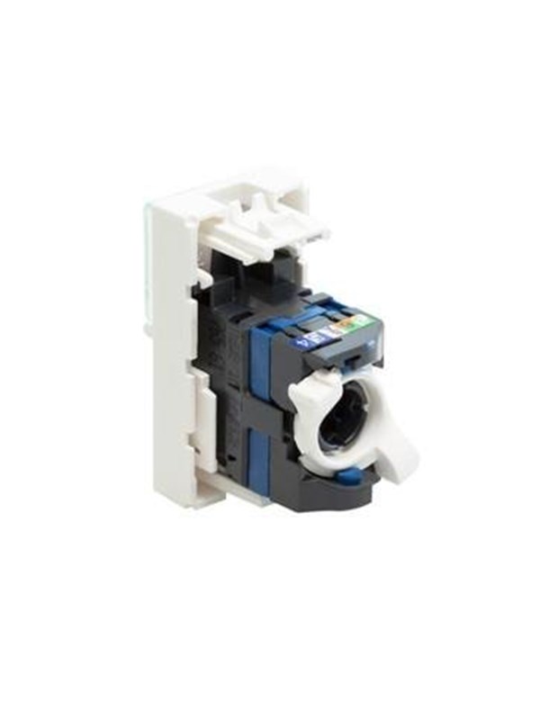 Legrand Dataudtag Mosaic 1x RJ45 Kat.6 STP modular jack og