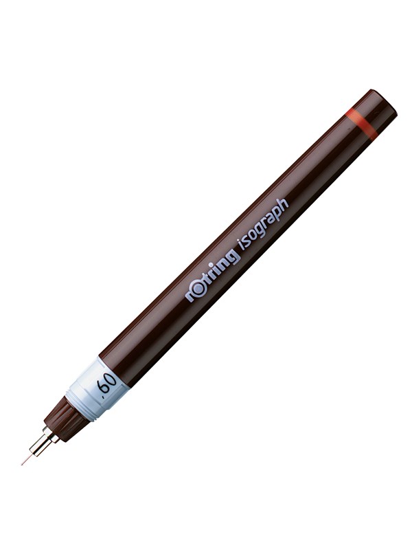 Rotring rOtring Isograph Teknisk ritpenna | 0,60 mm | Påfyllningsbar Fineliner-penna