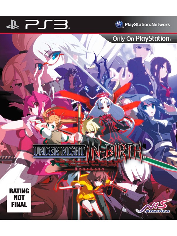 Under Night In Birth Exe:late Sony Playstation 3 Kampsport