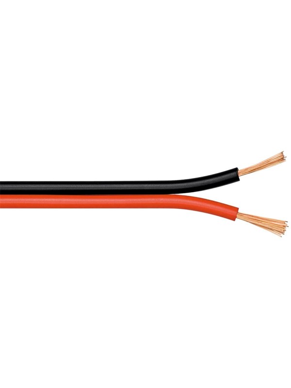 Pro Speaker cable red/black CCA 100 m red-black - 10