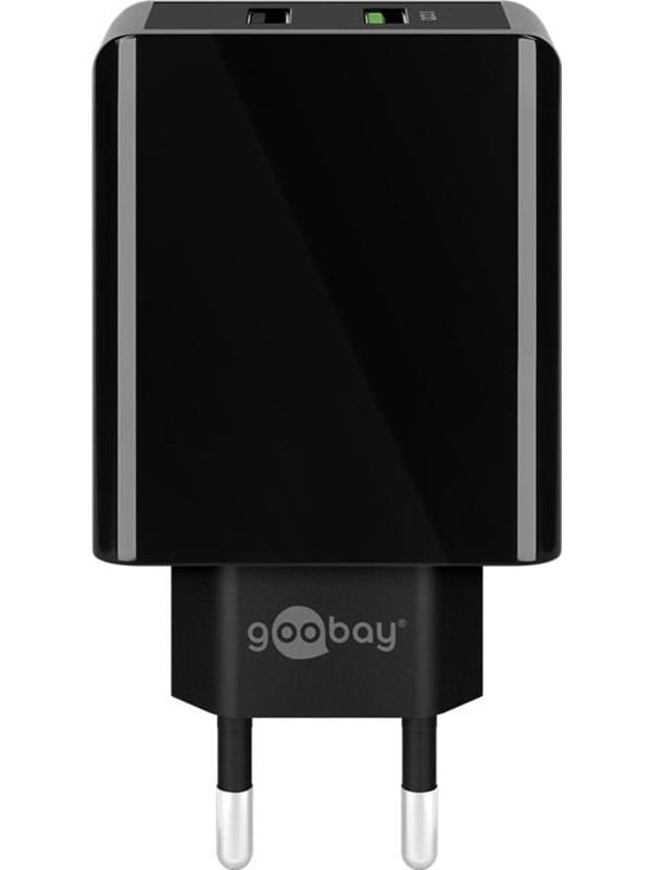 Pro Dual-USB quick charger USB/QC3.0 (28W)