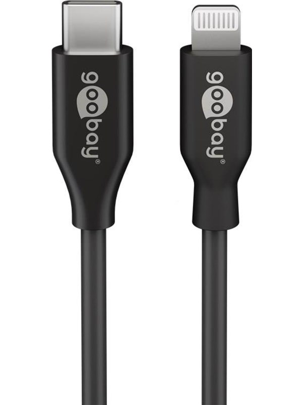 Pro USB-C <-> Lightning - 0.5m - Svart