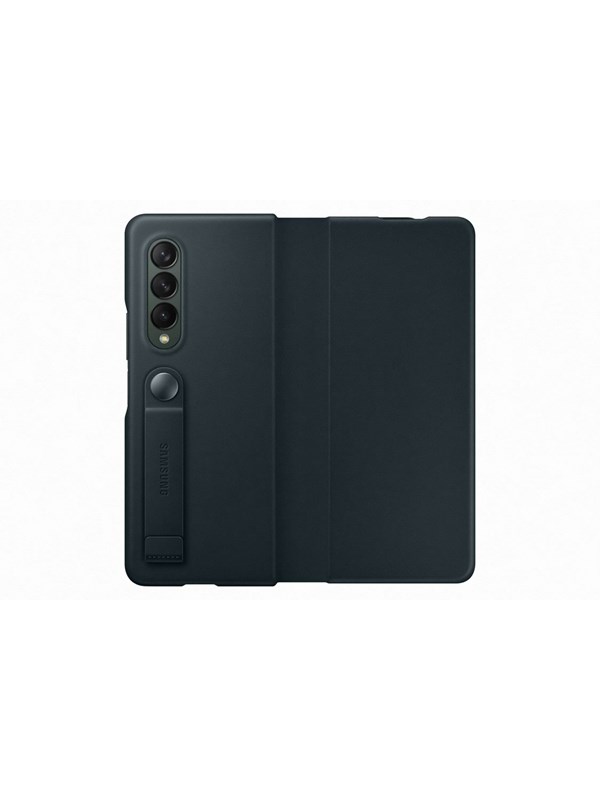 Samsung Galaxy Z Fold 3 Leather Flip Cover Green