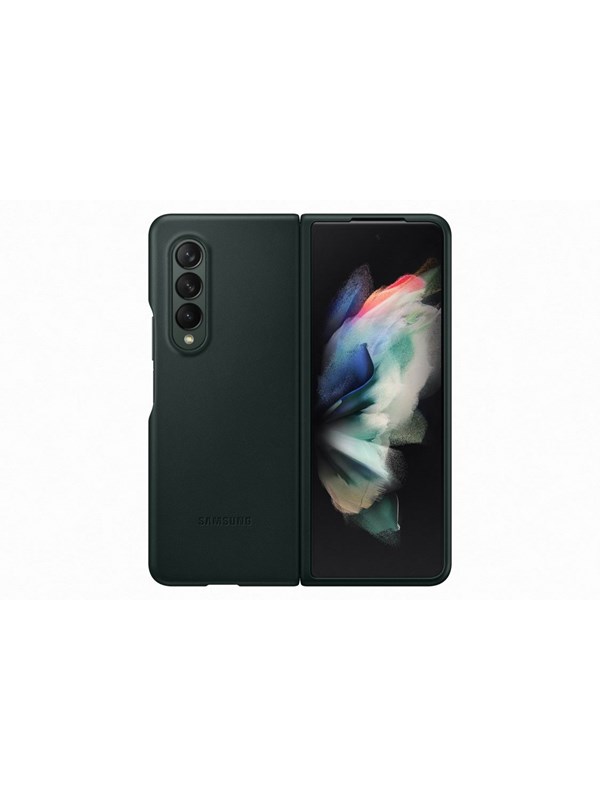 Samsung Galaxy Z Fold 3 Leather Cover Green