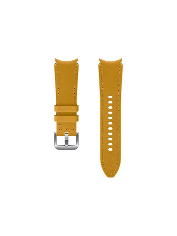 Samsung Watch Strap Hybrid Leather Band 20mm S/m Mustard