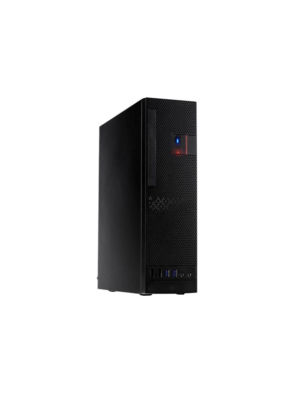 Inter-Tech S-331 - Chassi - Desktop slimline - Svart