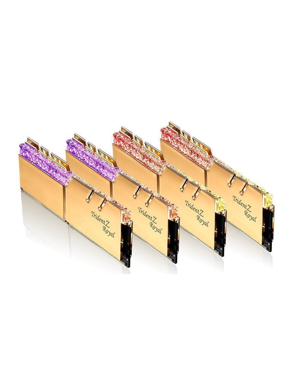 G.skill Trident Z Royal Ddr4 3600 64gb Cl14 Octa Channel 8 Pcs Intel Xmp Guld Med Rgb