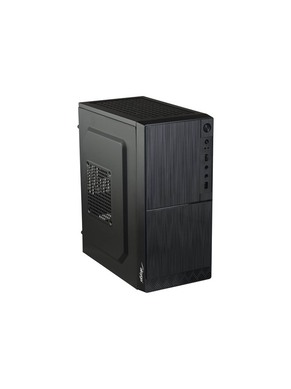 Akyga AK35BK - tower - micro ATX - Chassi - Tower - Svart