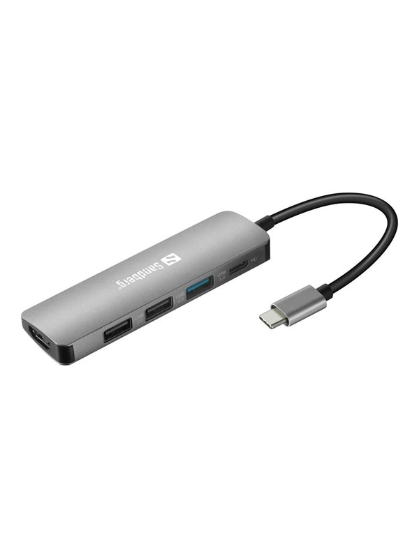 Sandberg Usb C Multiport Dock With 100w Pd
