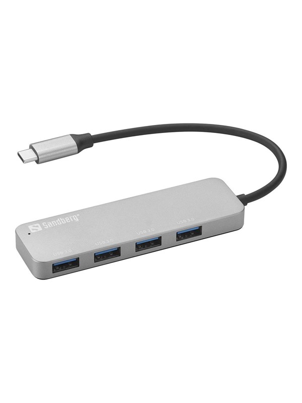 Sandberg 4-Port USB Hub USB Hub - USB 3.0 - 4 porte - Silver