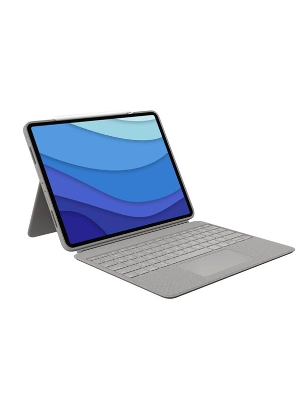 Logitech Combo Touch Tastatur & Folio Set Universal Beige