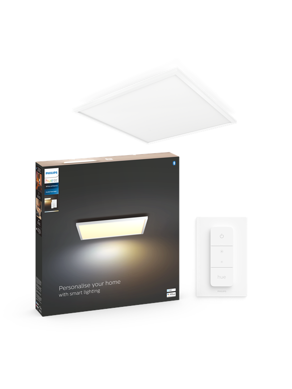 Philips Hue Aurelle Stor Kvadrat Takpanel Vit