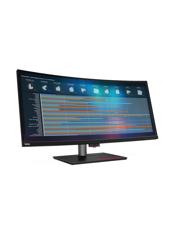 Produktfoto för Lenovo ThinkVision P40w-20 5120x2160 75Hz USB 96W Hub LAN Thunderbolt 4 - Skärm