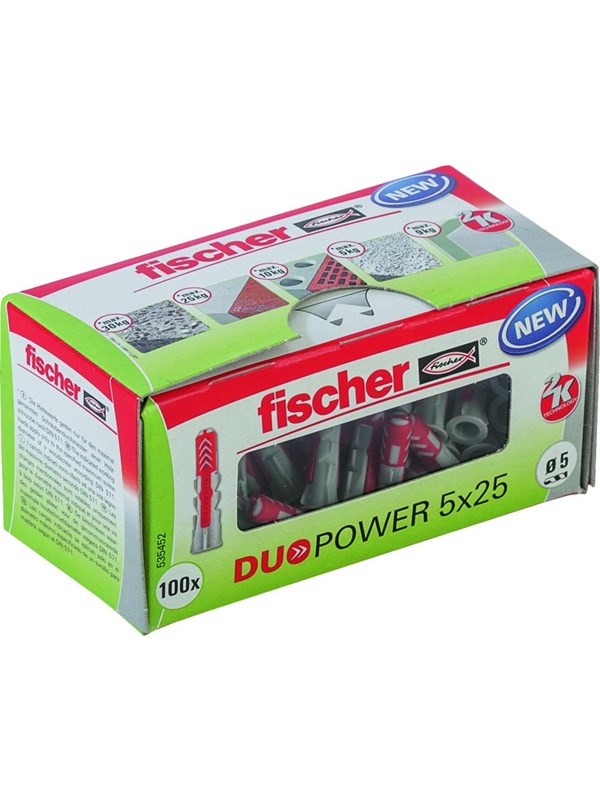 Fischer DuoPower 5 x 25 LD (100 pcs.)