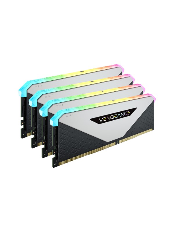 Corsair Vengeance Rgb Rt Ddr4 3200 64gb Cl16 Quad Channel 4 Pcs Amd Optimized Svart Med Rgb