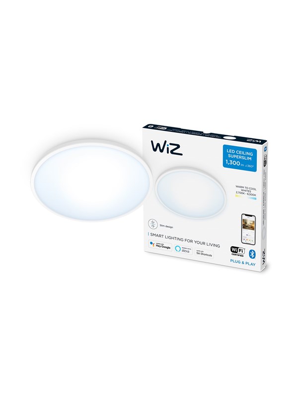 Wiz Superslim Taklampa