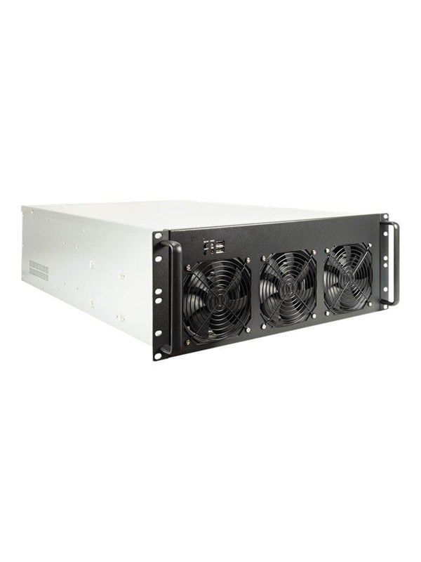 Inter-Tech 4F28 Mining - Chassi - Server (Rack) - Svart