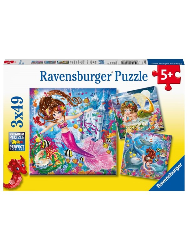 Ravensburger Charming Mermaids 3x49p - Köp för SEK 103 - Spara 20%