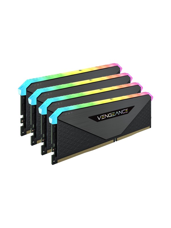 Corsair Vengeance Rgb Rt Ddr4 3600 128gb Cl18 Quad Channel 4 Pcs Amd Optimized Svart Med Rgb