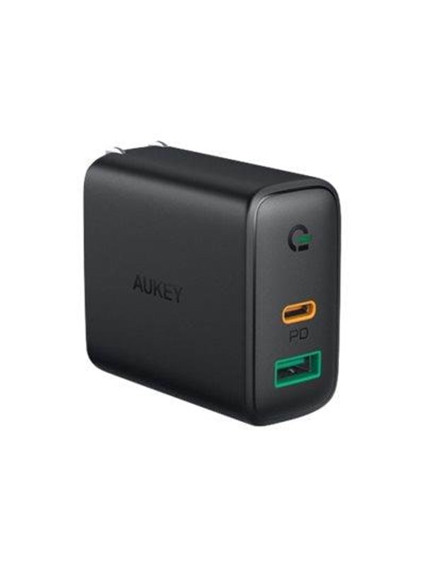Aukey PA-D1 power adapter - USB USB-C - 30 Watt