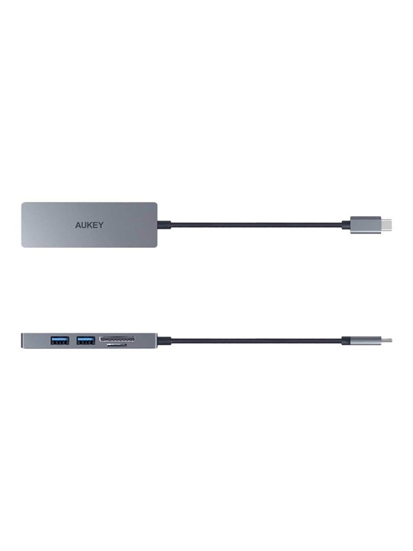 Aukey CB-C63 - hub - 3 ports USB Hub - USB 3.1 - 3 porte - Grey