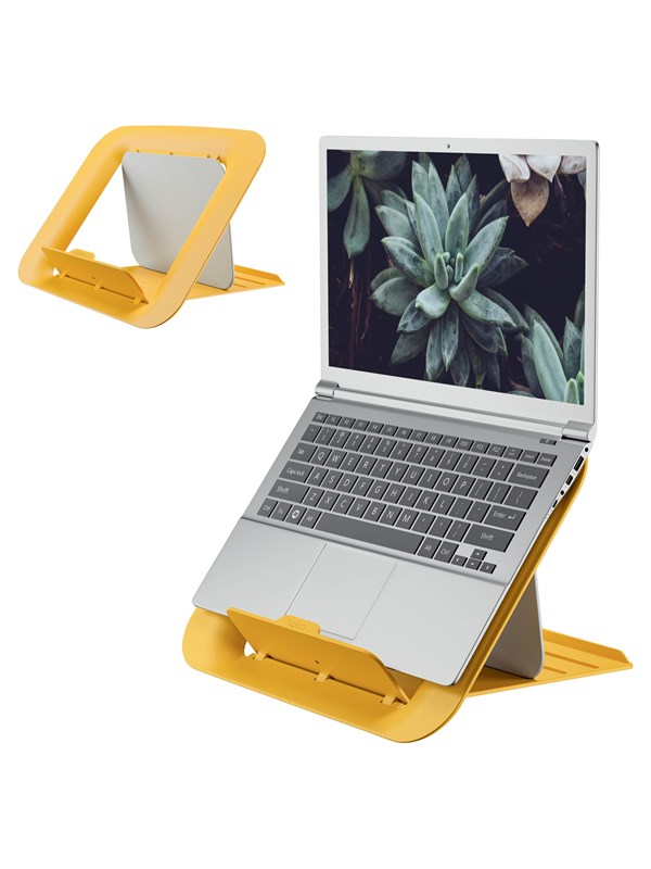Leitz Ergo Cosy Justerbart Laptop-stativ, Gul