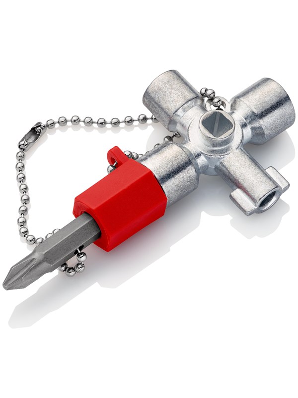 KNIPEX Apparatskåpsnycklar, för vanliga skåp- och avstängningssystem