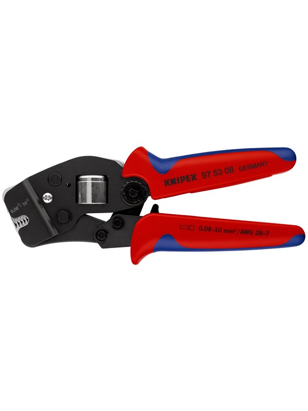 KNIPEX Självinställande presstänger för ändhylsor, med frontinföring