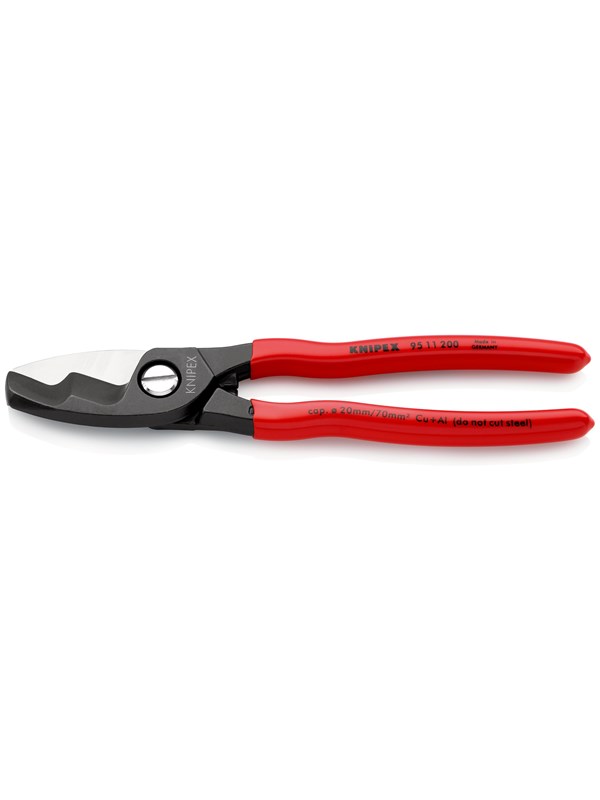 KNIPEX Kabelsaxar, med dubbelskär