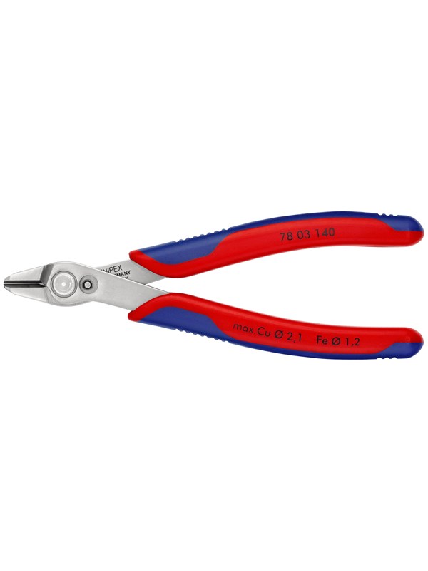 Produktfoto för KNIPEX Electronic Super Knips - Diagonal skärpincett - isolering