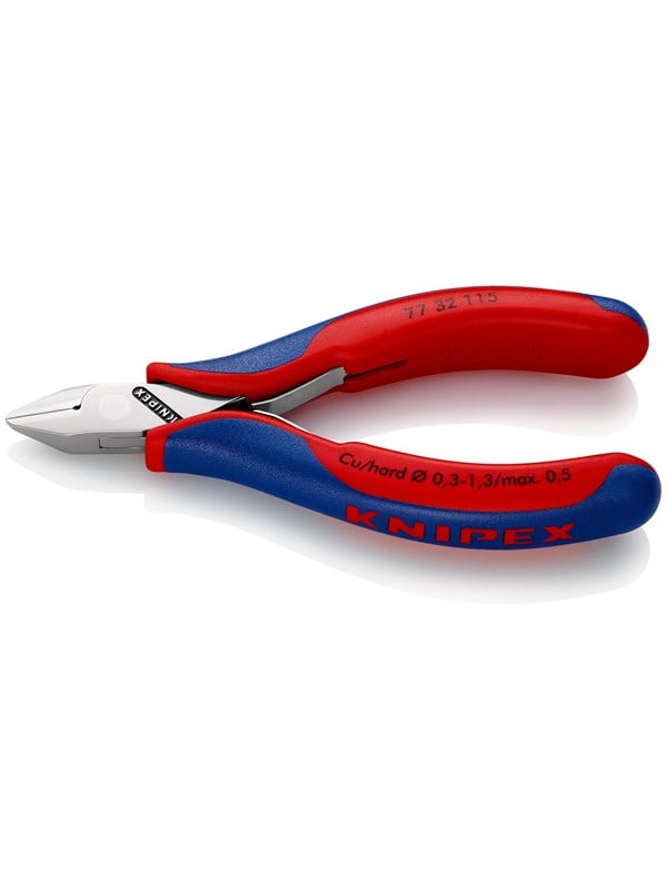 Produktfoto för KNIPEX Elektroniksidavbitare, Med ringled