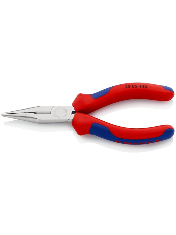 KNIPEX Tänger med flata, runda käftar och skär, (Radiotänger)