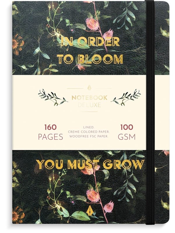 Burde Notebook Deluxe A5 flower