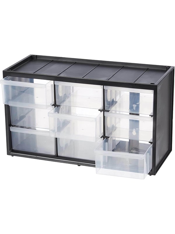 Stanley Storage Box with 9 Compartments Black