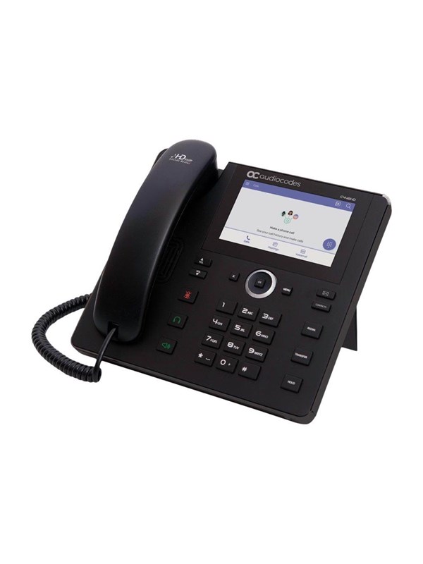 AudioCodes C448HD IP Phone - VoIP phone with caller ID - 3-way call capability