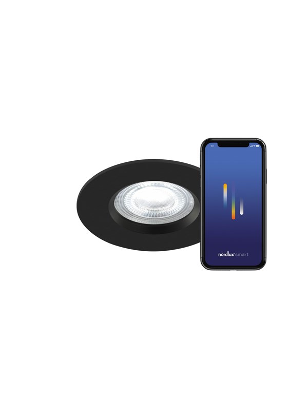 Nordlux Don Smart Color Downlight Svart